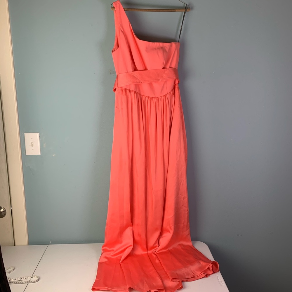 White by Very Wang 1-Shoulder Bridesmaid Sz10